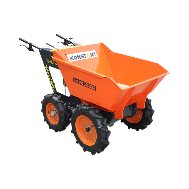 4x4 cu lanț compact compact pe benzină alimentat cu benzină de baraj de beton buggy mini -dumper
